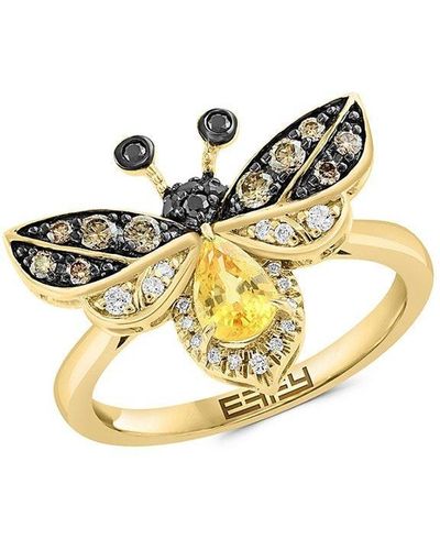 S Jewelry For Women Rings, Gold Yellow Stone Bee Ring, Bumble Bee Rings,  Engagement Rings For Women, Womens Rings, Wedding Ring, Size 7 8 9 10 11  (RW95)