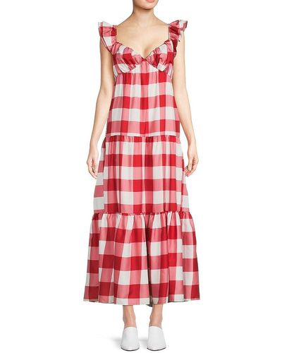English factory gingham clearance dress