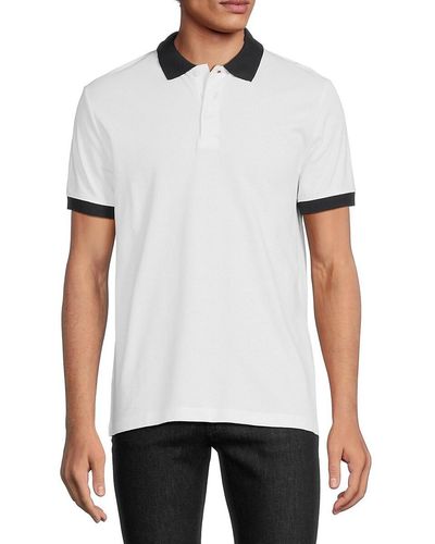 French Connection Popcorn Polo - White