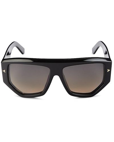 Bally 60mm Geometric Sunglasses - Gray