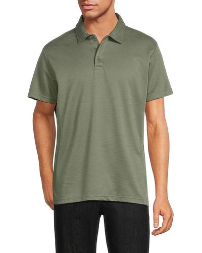 Saks Fifth Avenue Solid Polo - Natural