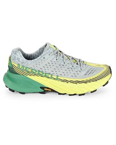 Merrell Agility Colorblock Low Top Trainers - Green