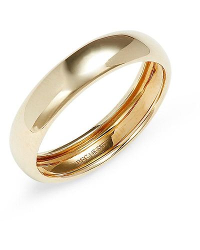 EF Collection Core 14k Yellow Gold Bubble Band - Metallic