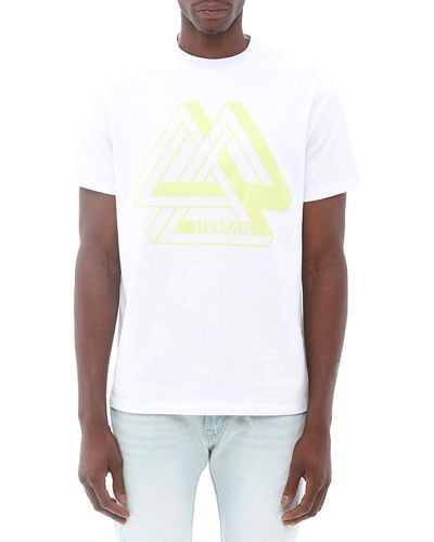 HVMAN Triangle Logo T-shirt - White