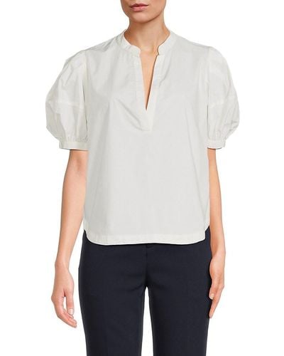 Joie Clareley Puff Sleeve Top - White