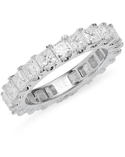 Saks Fifth Avenue 14k White Gold & 3 Tcw Diamond Ring