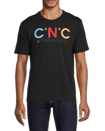 CoSTUME NATIONAL 'Logo T-Shirt - Black