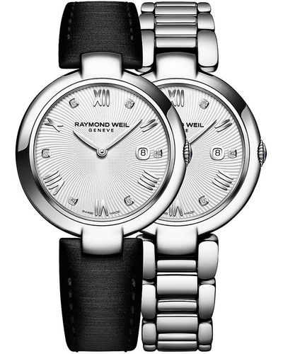 Raymond Weil Shine Stainless Steel & Diamonds Bracelet Watch - Natural