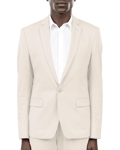 D.RT D. Rt Maclean Single Breasted Blazer - Natural