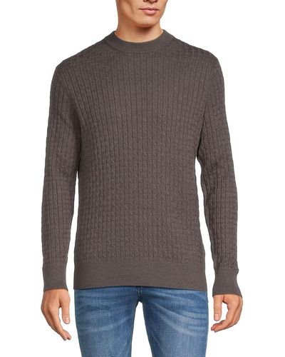Karl Lagerfeld Ribbed Sweater - Grey