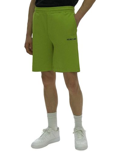 Helmut Lang Logo Shorts - Green