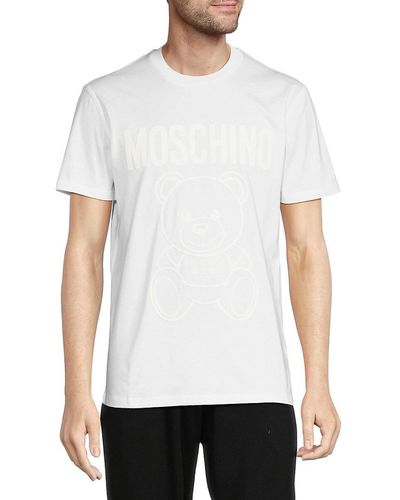 Moschino Logo Graphic Tee - White