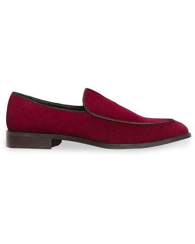 Anthony Veer Craig Suede Loafers - Red