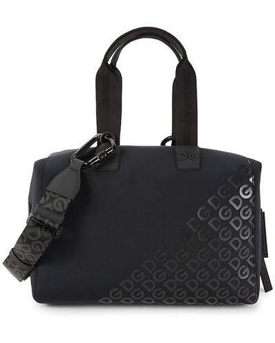 Dolce & Gabbana D & G Monogram Duffle Bag - Black