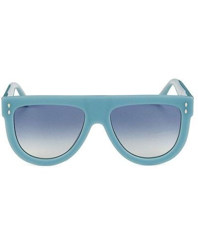 Isabel Marant 57mm Geometric Sunglasses - Blue