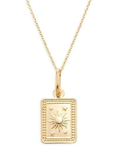 Saks Fifth Avenue 14k Yellow Gold Pendant Necklace - Metallic