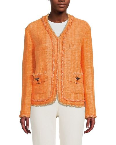 Pinko Gubbio Tweed Jacket - Natural