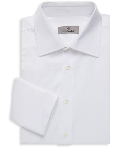 Canali French Cuff Dress Shirt - White