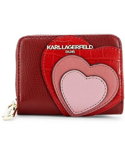 Karl Lagerfeld Maybelle Logo Wallet - Pink