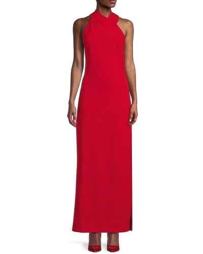 RACHEL Rachel Roy Harland Halterneck Gown - Red