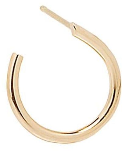 Zoe Chicco 14k Yellow Gold Circular Single Earring - Multicolour