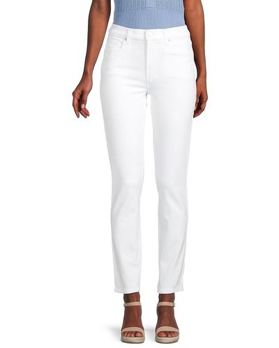 Le Jean Vivie Slim-leg Jeans - White