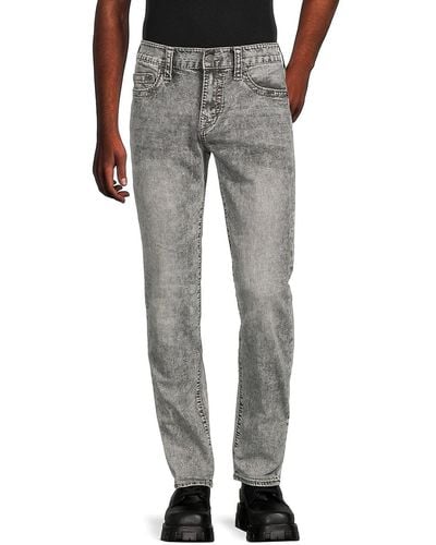 True Religion Rocco Relaxed Skinny Jeans - Grey