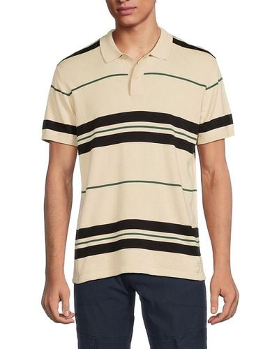 Blend Striped Polo - Natural