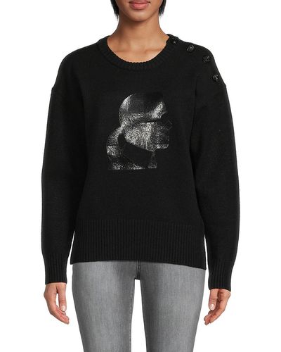 Karl Lagerfeld Logo Sweater - Black