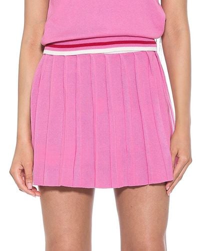 Alexia Admor Serena Pleated Tennis Skirt - Pink