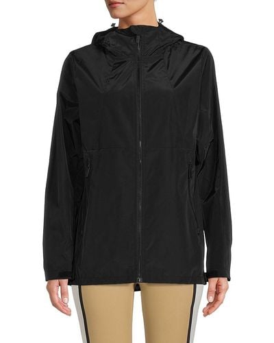 Calvin Klein Solid Windbreaker Jacket - Black