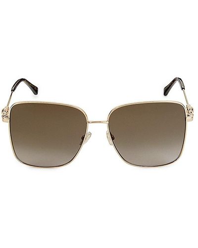 Jimmy Choo Hester 59mm Square Sunglasses - Brown