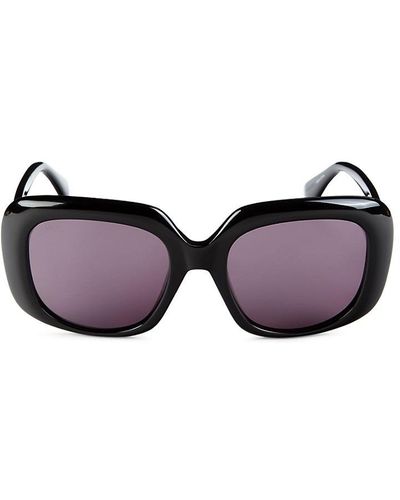 Max Mara 55mm Square Sunglasses - Black