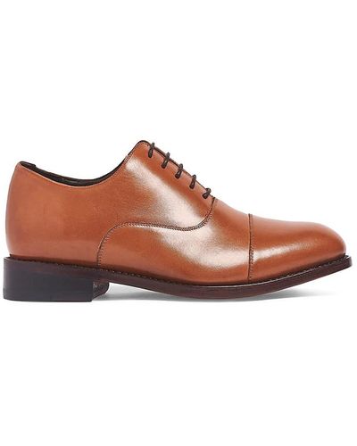 Anthony Veer Clinton Cap Toe Oxford Shoes - Red