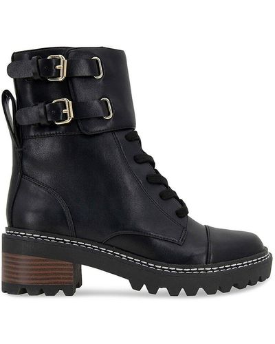 BCBGeneration Lug Sole Combat Boots in Brown | Lyst