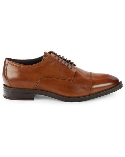 Cole Haan Cap-toe Leather Derbys - Brown