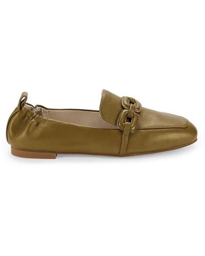 Sanctuary Leather Loafers - Green