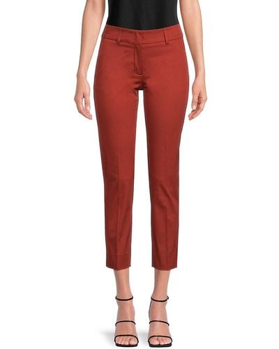 Piazza Sempione Cropped Trousers - Red