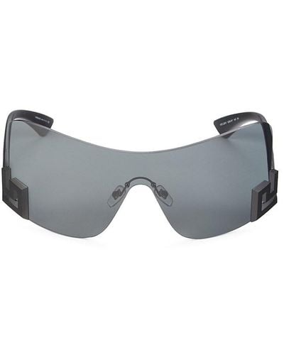 Versace 70mm Shield Sunglasses - Grey