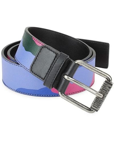 Moschino Leather Belt - Multicolor