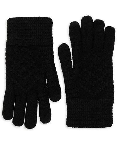 Pajar Cable Knit Gloves - Black