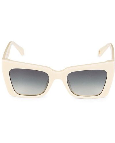 Karen Walker Immortal 51mm Butterfly Sunglasses - White