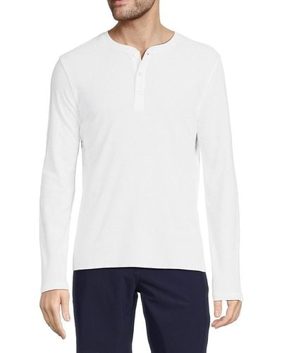 Waffle Knit Henley for Men - Up to 61% off