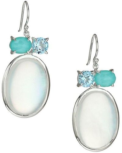 Ippolita Rock Candy Luce Sterling Silver & Multi Stone Drop Earrings - Blue