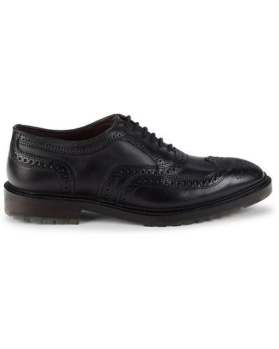 Allen Edmonds Tavish Perforated Leather Brogues - Black