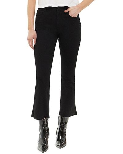 Articles of Society Halle High Rise Flared Jeans - Black