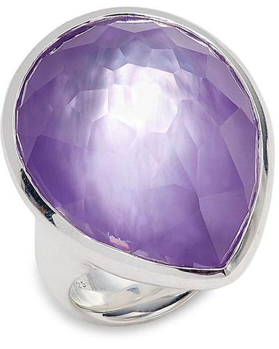 Ippolita Wonder Sterling Silver & Doublet Teardrop Ring - Purple
