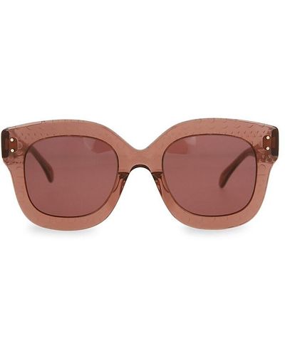 Alaïa 50Mm Square Sunglasses - Pink