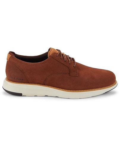 Cole Haan Grand Atlantic Leather Sneakers - Brown