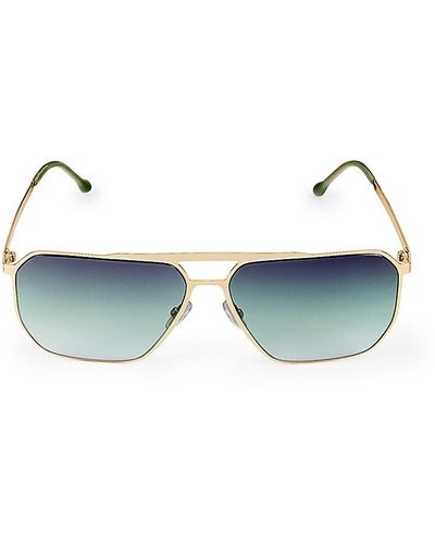 Isabel Marant 56Mm Rectangle Sunglasses - Blue